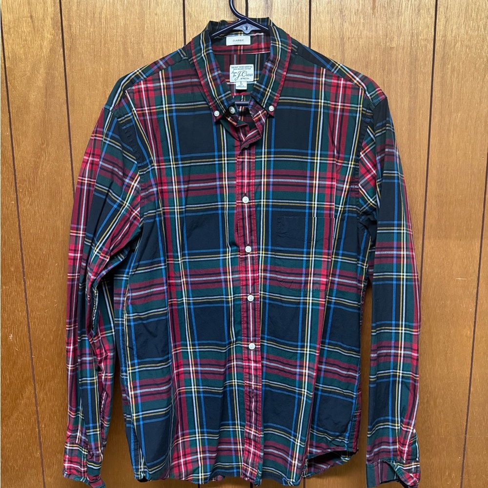 J. Crew Secret Wash Cotton Poplin shirt